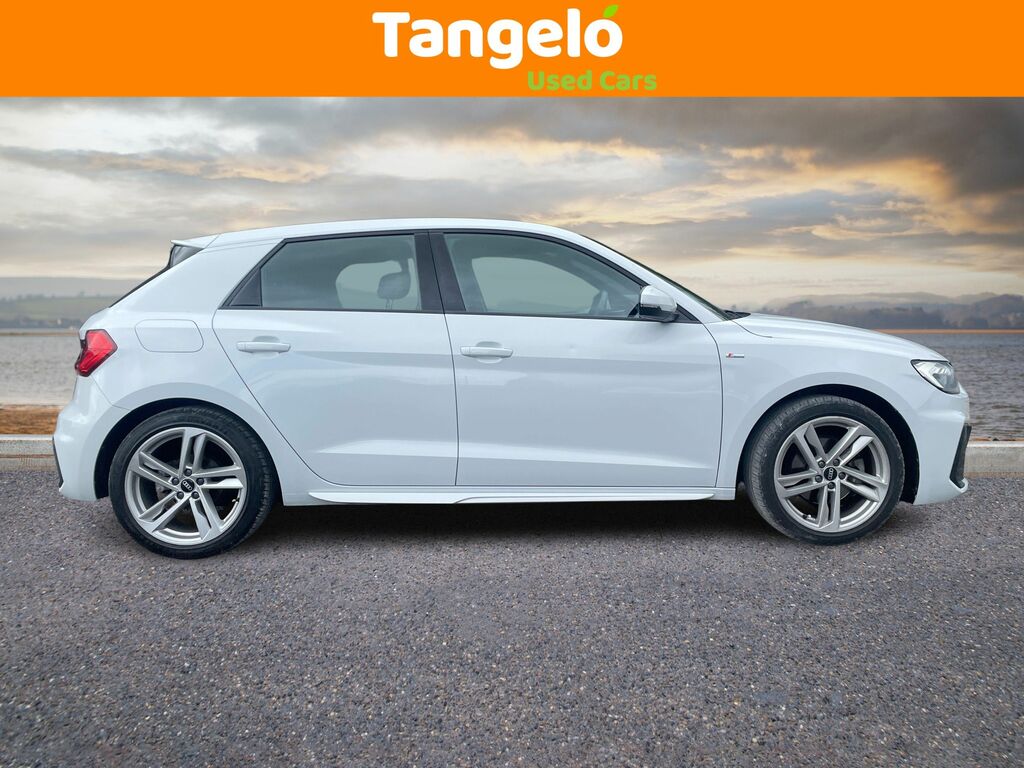 Audi A1 1.0 Tfsi 30 S Line Sportback S Tronic Euro 6 S S GM21DCU White #3