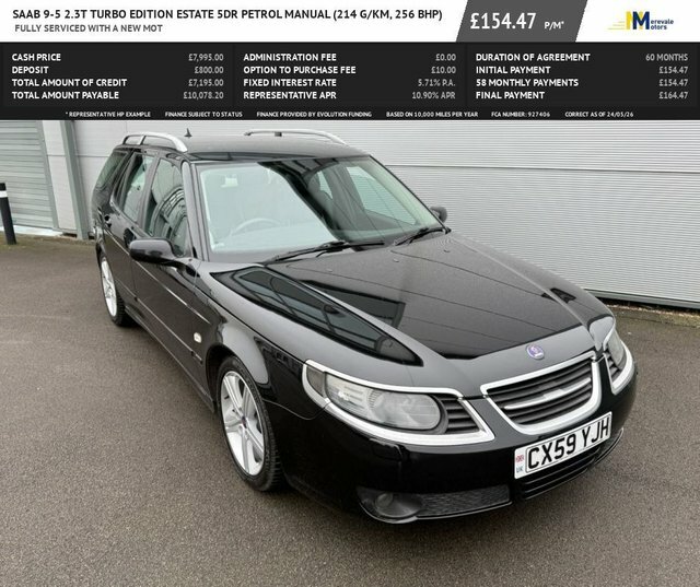 Saab 9-5 2.3T Turbo Edition Estate 214 G Black #2