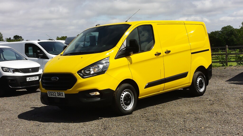 Ford Transit Custom 280 Leader L1 Swb In Yellow,black Leather Style Se EO22DRX #2
