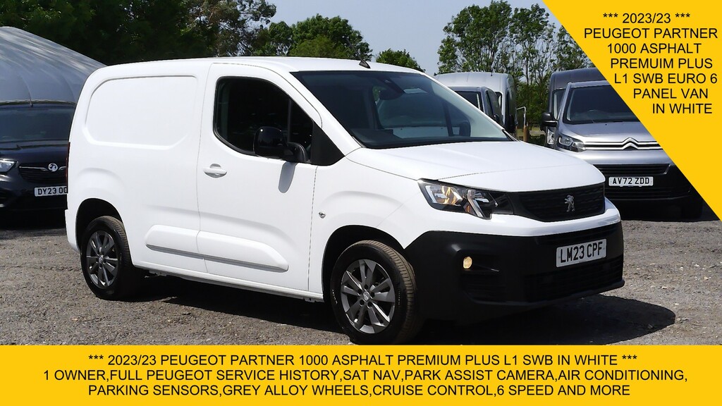 Peugeot Partner 1000 Asphalt Premium Plus L1 Swb,sat Nav,camera,ai 