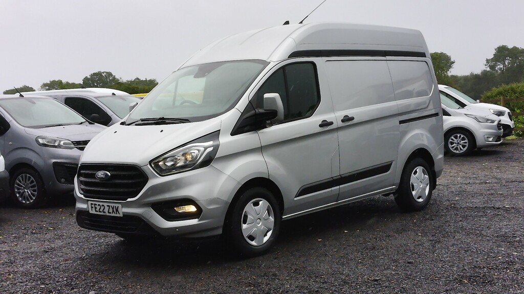 Ford Transit Custom 320 Trend L1 H2 Swb High Roof In Silver With Air C FE22ZXK  #3