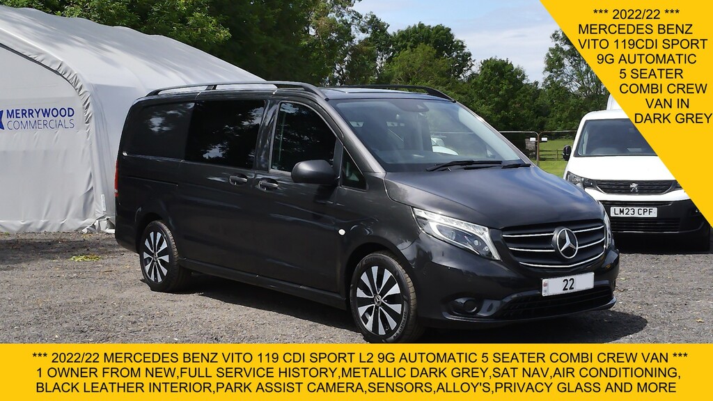 Mercedes-Benz Vito 119 Cdi Sport 9G L2 5 Seater Combi Crew 