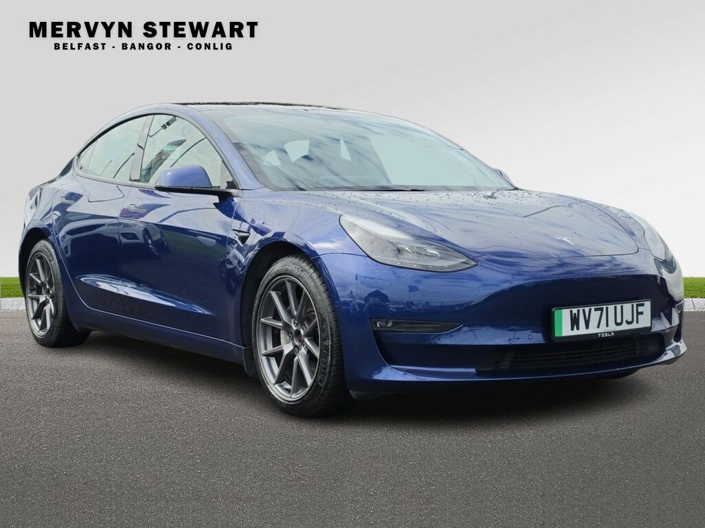 Tesla Model 3 3 Long Range Awd Blue