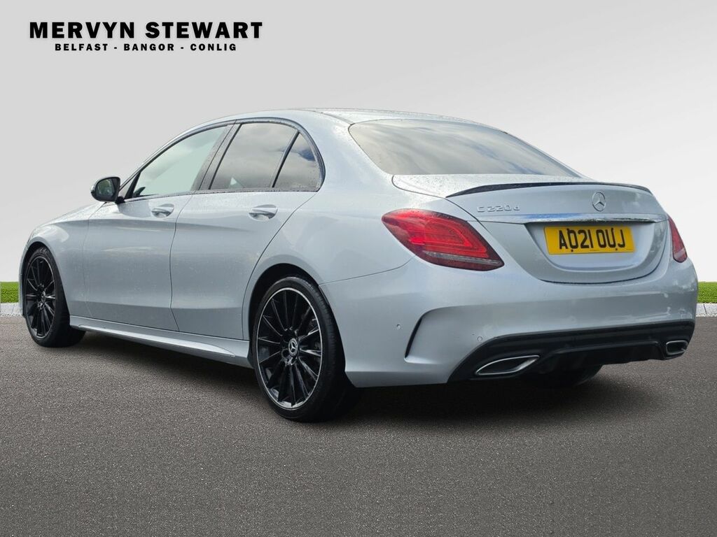 Mercedes-Benz C Class 220 Amg Line Ngt Ed Prem D A AO21OUJ Silver #6