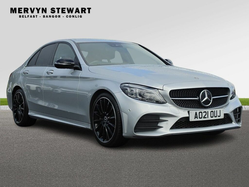 Mercedes-Benz C Class 220 Amg Line Ngt Ed Prem D A Silver