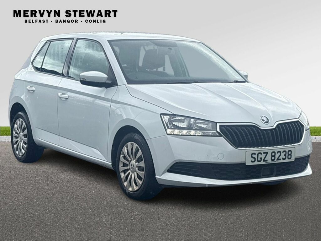 Skoda Fabia S 1.0 Mpi 60 Ps 5G Man 2020 White