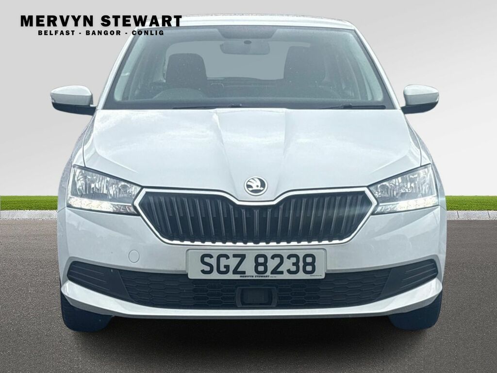 Skoda Fabia S 1.0 Mpi 60 Ps 5G Man 2020 SGZ8238 White #3