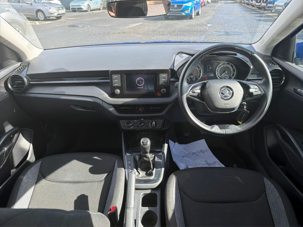 Skoda Fabia Se Comfort 1.0 Mpi 80 Ps 5G Man 2023 CMZ4479 Blue #2