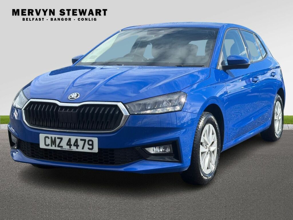 Skoda Fabia Se Comfort 1.0 Mpi 80 Ps 5G Man 2023 CMZ4479 Blue #4