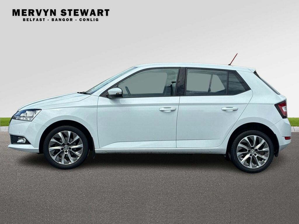 Skoda Fabia Se Drive 1.0 Mpi 60 Ps 5G Man SRZ7957 White #5