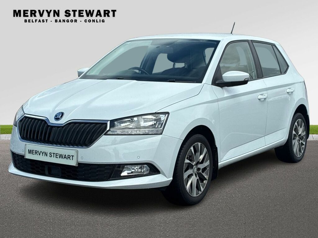 Skoda Fabia Se Drive 1.0 Mpi 60 Ps 5G Man SRZ7957 White #4