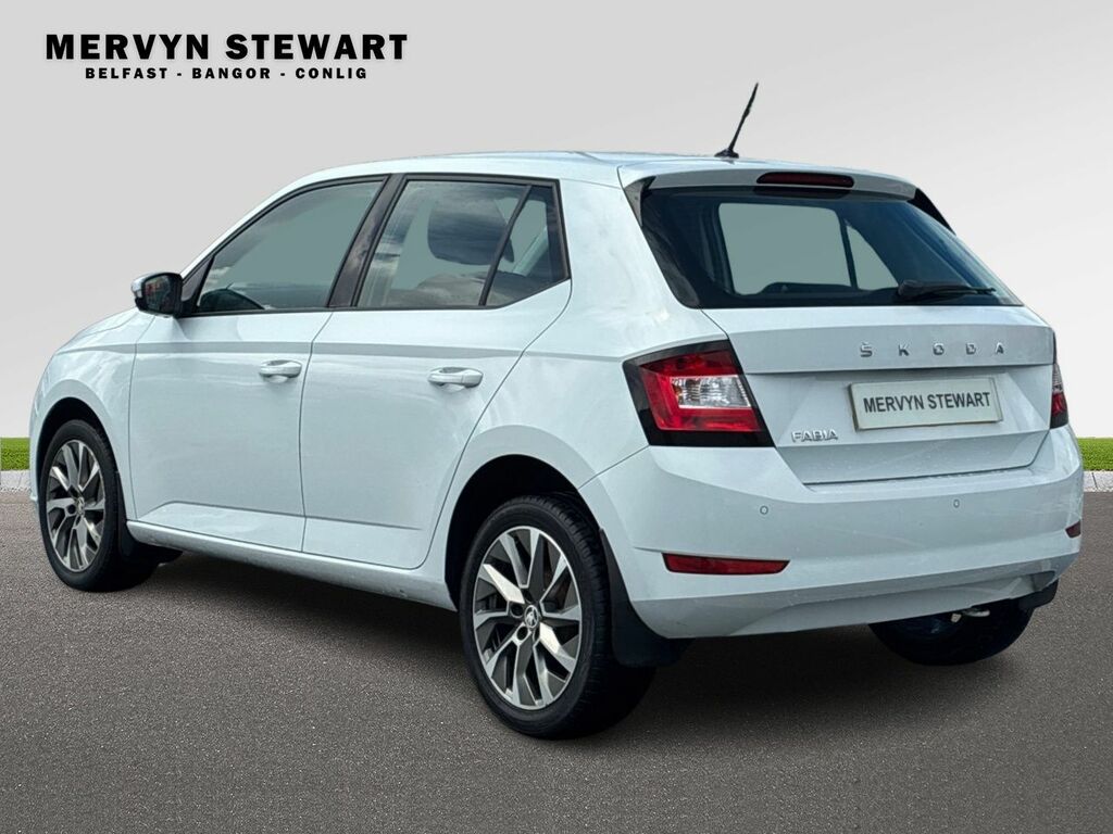Skoda Fabia Se Drive 1.0 Mpi 60 Ps 5G Man SRZ7957 White #6