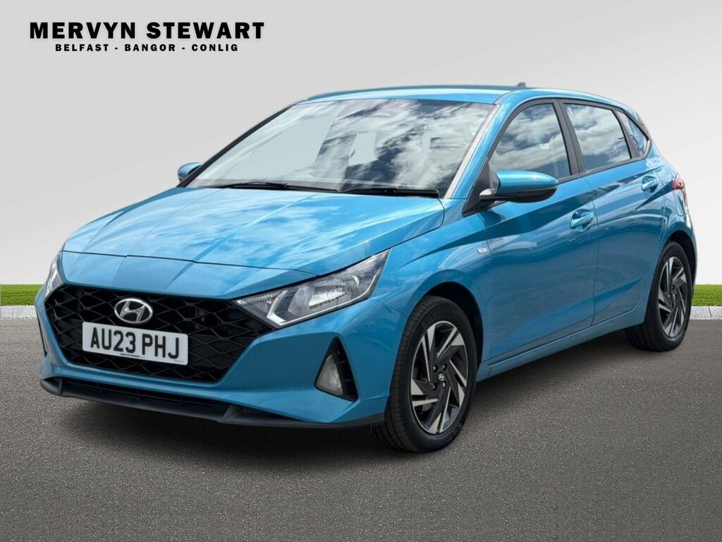 Hyundai I20 Se Connect Mhev 1.0 T-gdi AU23PHJ Blue #4