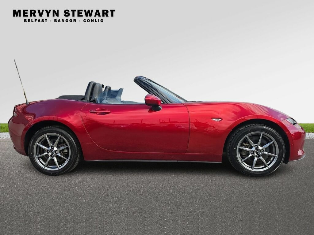Mazda MX-5 Convertible White #9