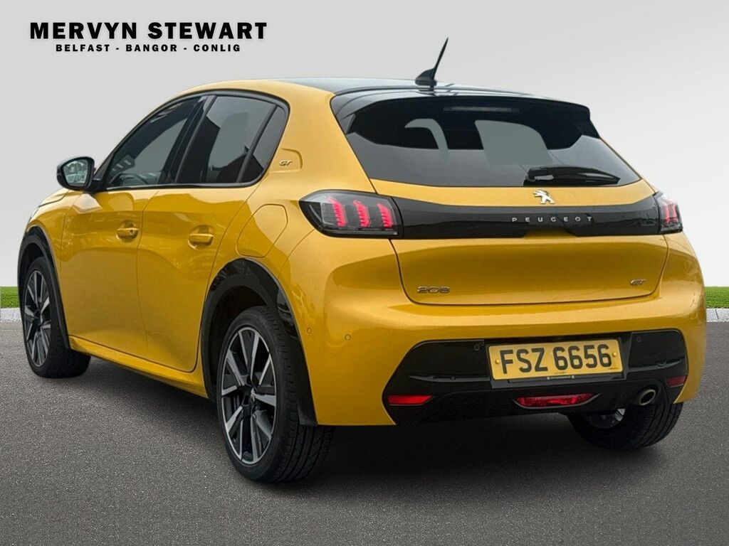 Peugeot 208 Gt Puretech Ss FSZ6656 Yellow #6
