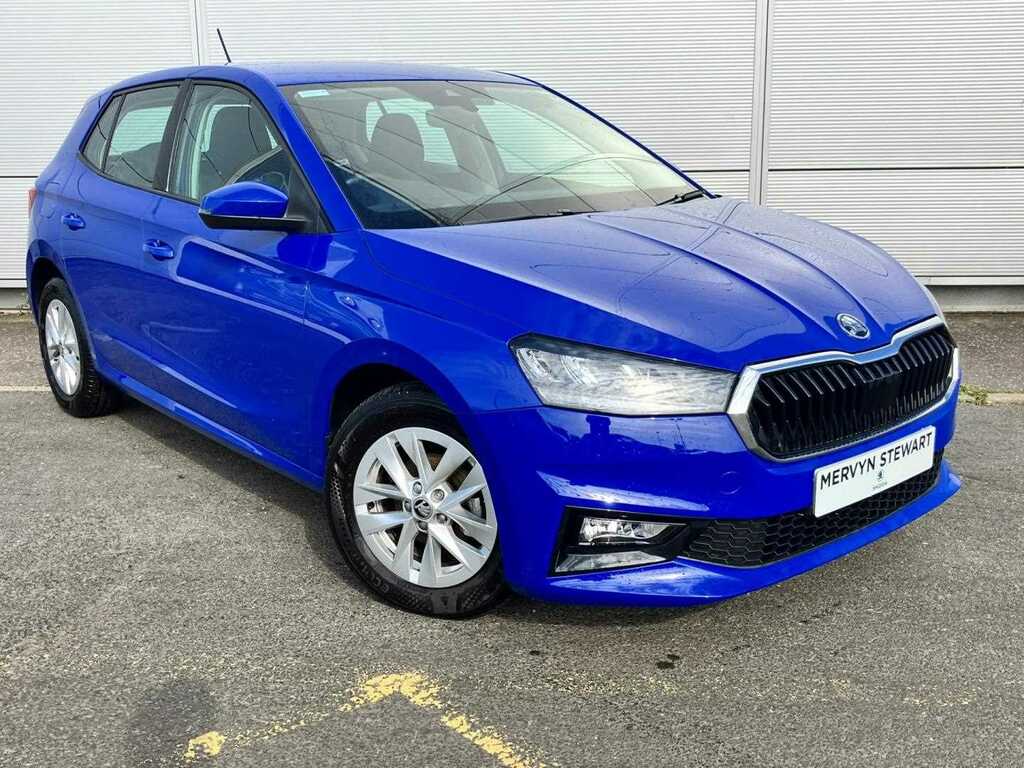 Skoda Fabia Se Comfort 1.0 Mpi 80 Ps 5G Man 2023 Blue