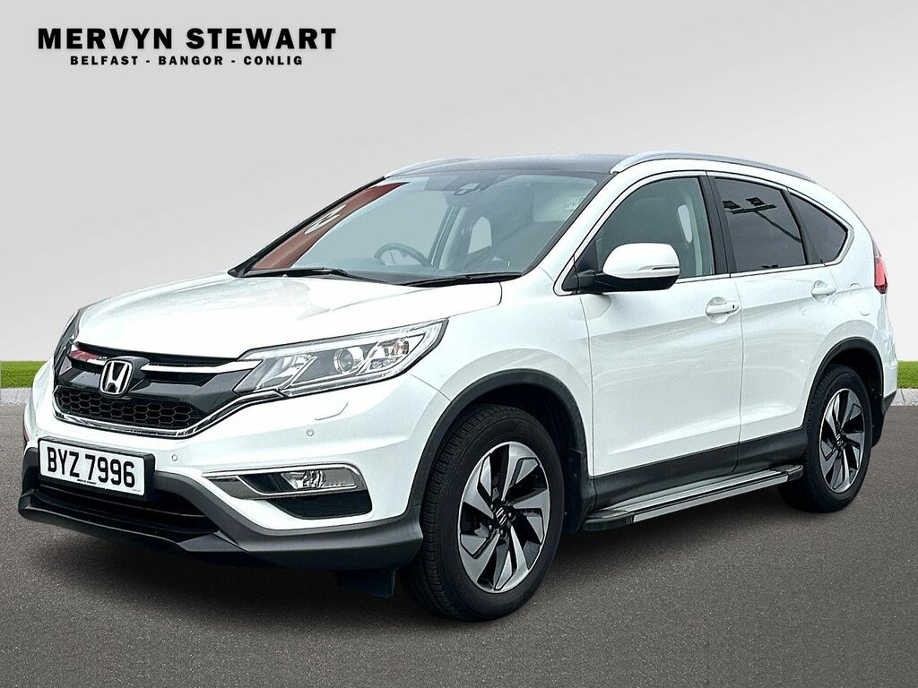 Honda Cr-V Ex I-vtec BYZ7996 White #4