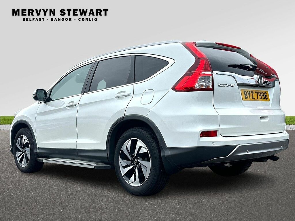 Honda Cr-V Ex I-vtec BYZ7996 White #6
