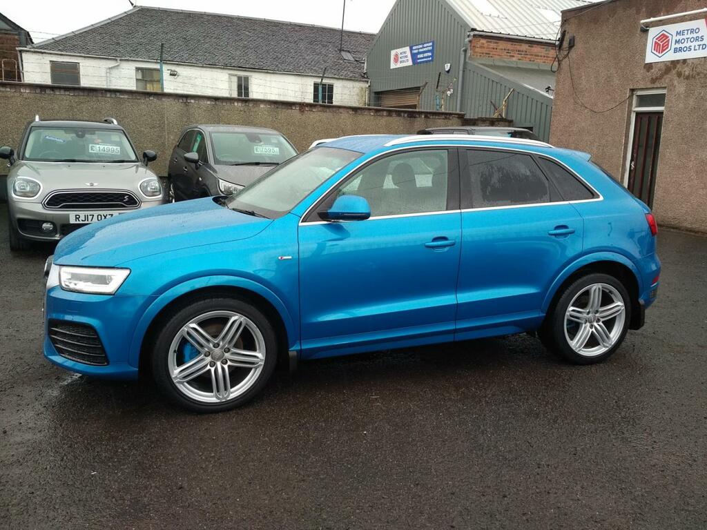 Audi Q3 2.0 Tdi S Line Plus Blue #2