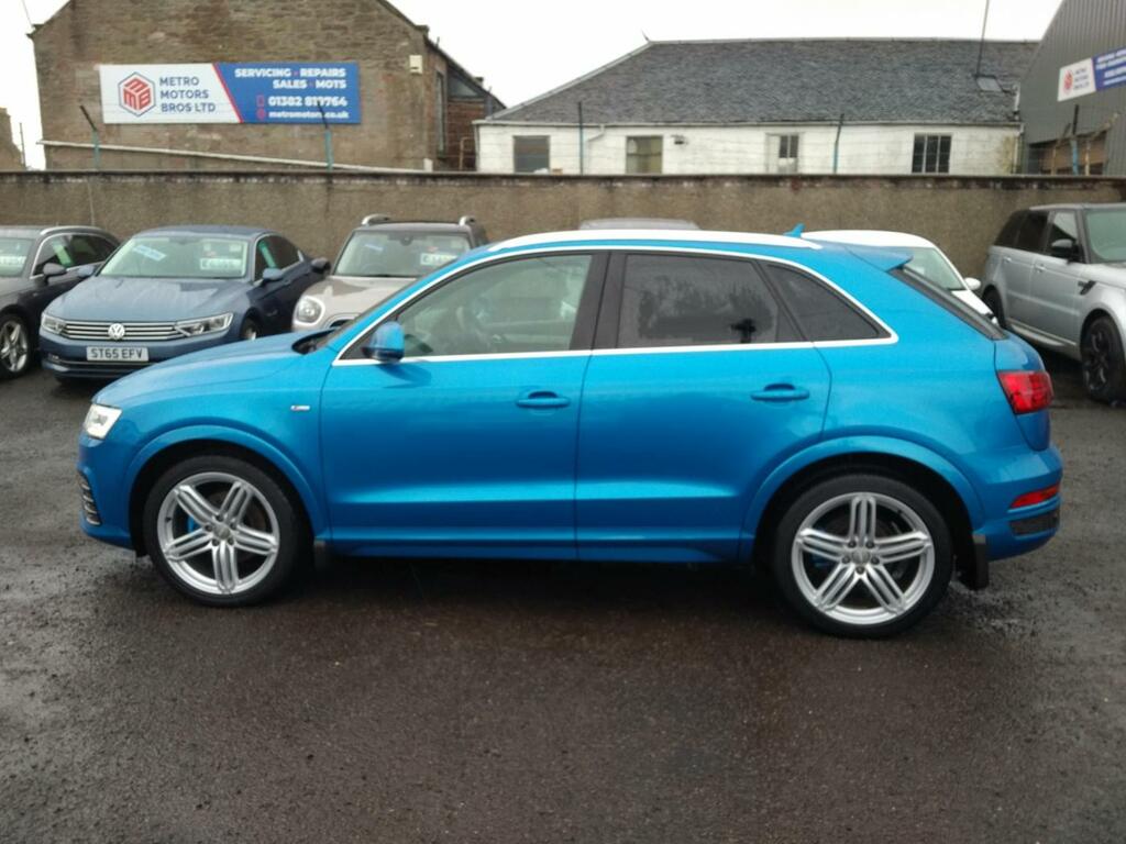 Audi Q3 2.0 Tdi S Line Plus Blue #3