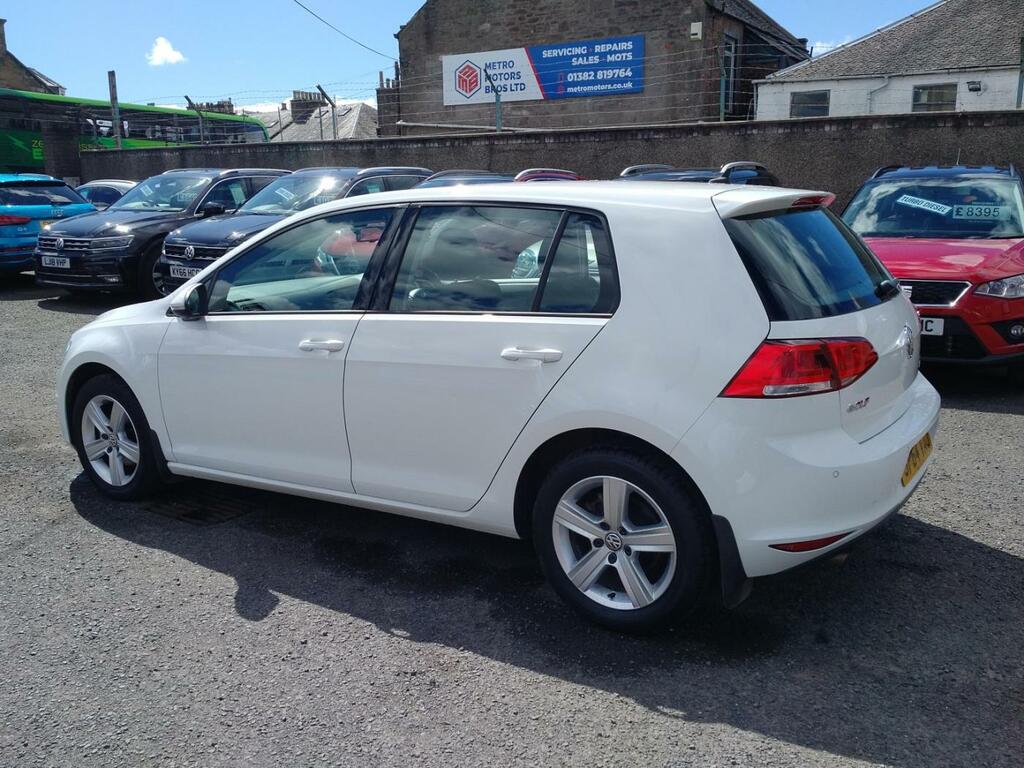 Volkswagen Golf 1.6 Tdi Bluemotion Tech Match White #4
