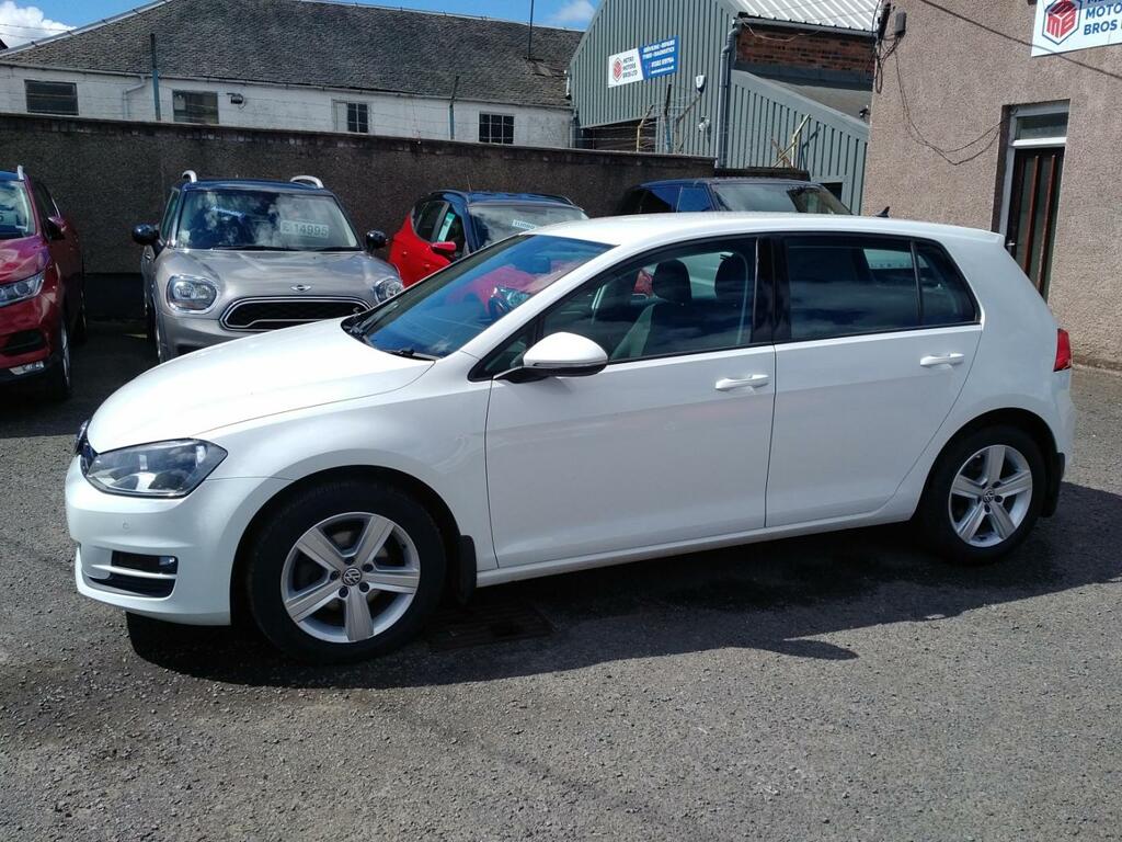 Volkswagen Golf 1.6 Tdi Bluemotion Tech Match White #2