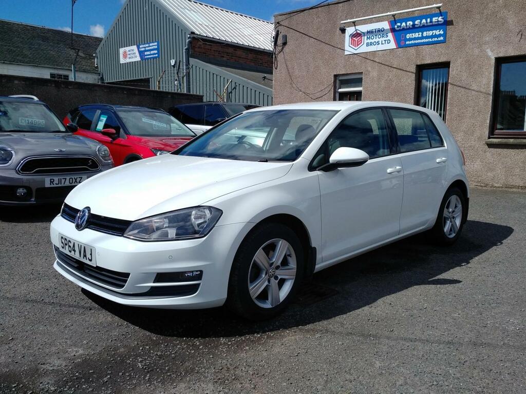 Volkswagen Golf 1.6 Tdi Bluemotion Tech Match White