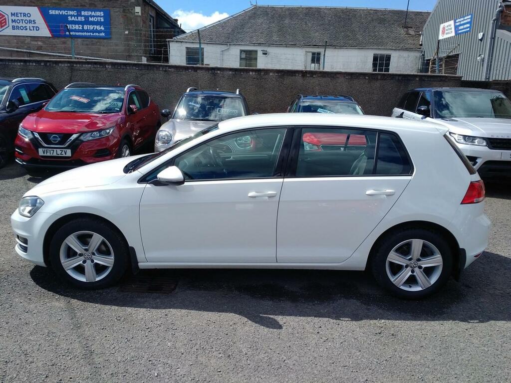 Volkswagen Golf 1.6 Tdi Bluemotion Tech Match White #3