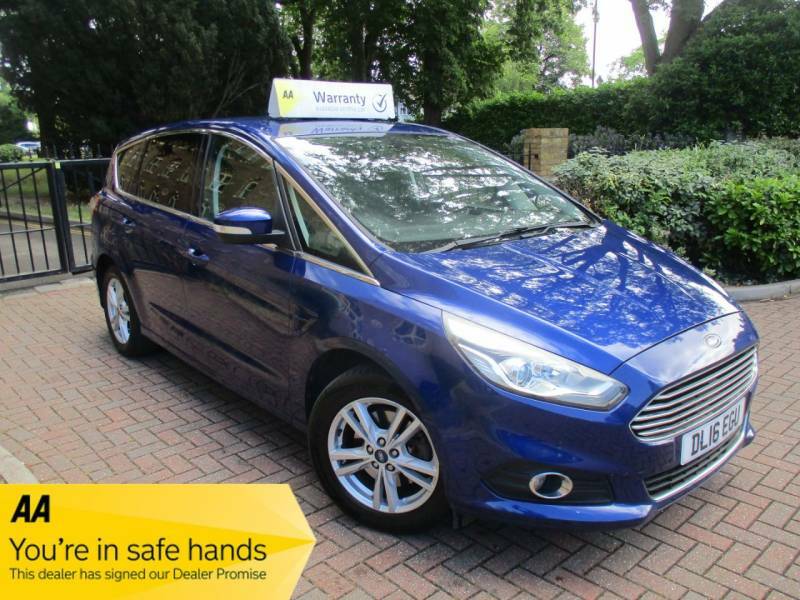 Ford S-Max 1.5 Ecoboost Titanium Fsh 7 Seater Satnav Blue Blue