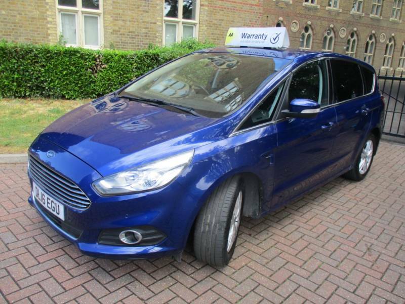 Ford S-Max 1.5 Ecoboost Titanium Fsh Satnav Leather Bluet Blue #4