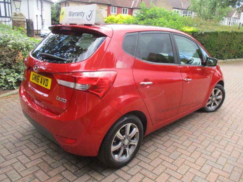 Hyundai Ix20 1.6 Crdi Blue Drive Premium Fsh Bluetooth Allo Red #6
