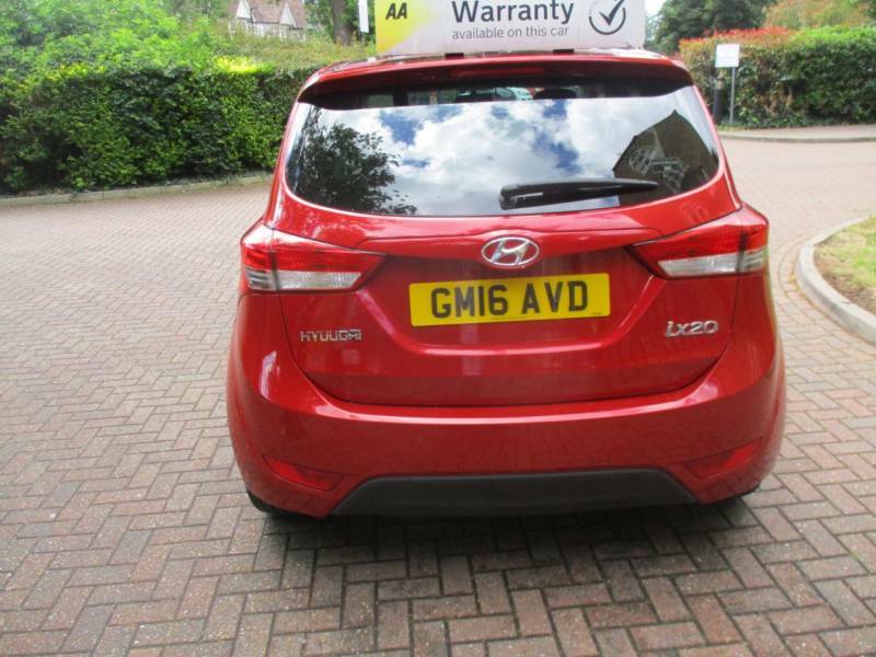 Hyundai Ix20 1.6 Crdi Blue Drive Premium Fsh Bluetooth Allo Red #5