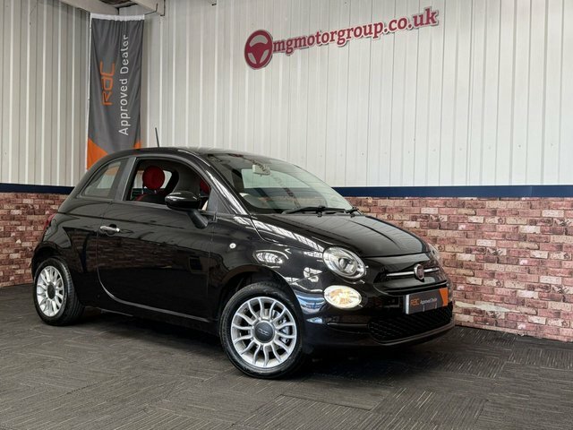 Fiat 500 1.2 Eco Pop Star Hatchback Euro PJ17CDK Black #4