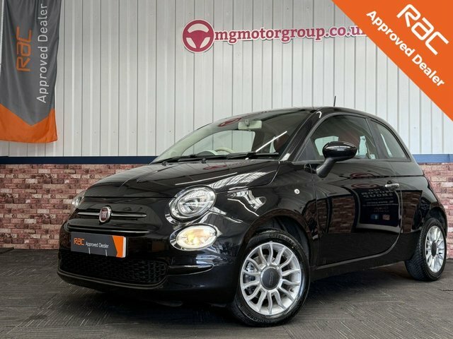Fiat 500 1.2 Eco Pop Star Hatchback Euro PJ17CDK Black #2
