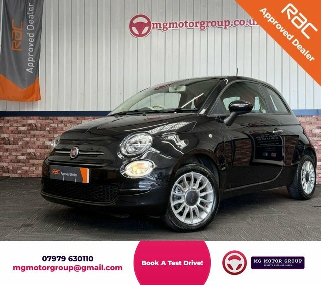 Fiat 500 1.2 Eco Pop Star Hatchback Euro Black