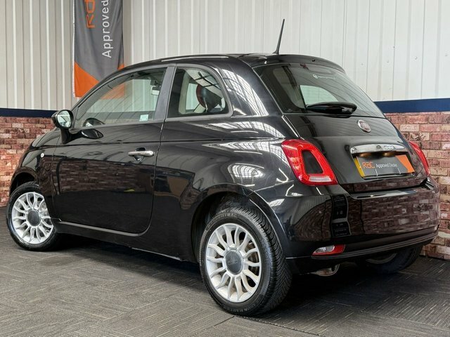 Fiat 500 1.2 Eco Pop Star Hatchback Euro PJ17CDK Black #5