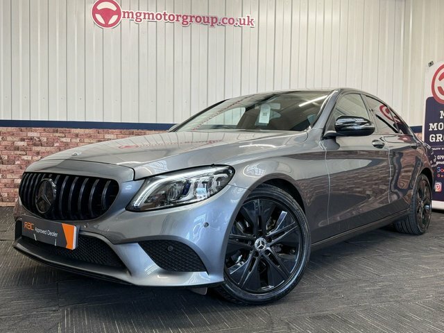 Mercedes-Benz C Class 1.5 C200 Mhev Eq Boost Sport Premium Saloon Grey