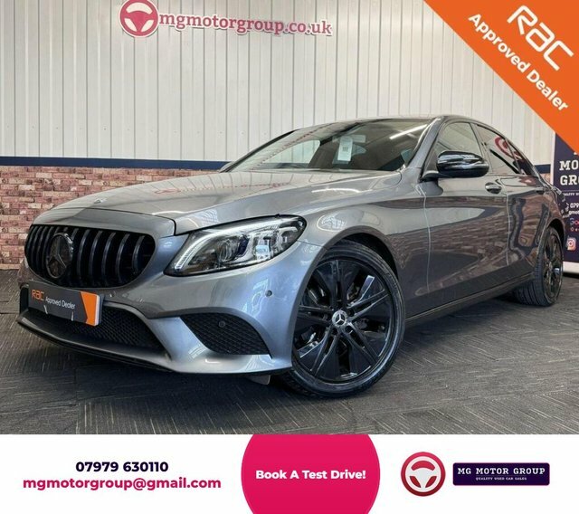 Mercedes-Benz C Class 1.5 C200 Mhev Eq Boost Sport Premium Saloon Grey