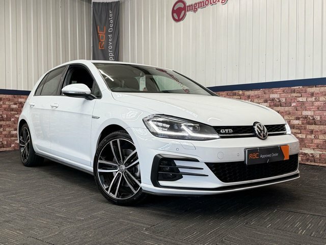 Volkswagen Golf 2.0 Tdi Gtd Hatchback Euro 6 S White #3
