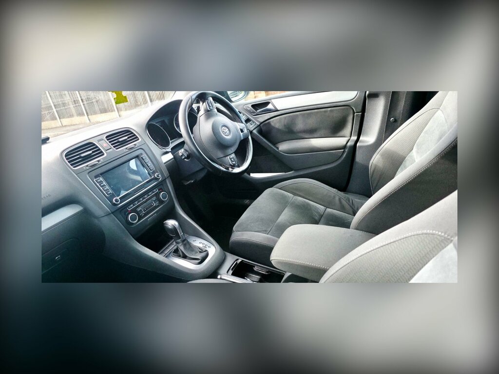 Volkswagen Golf Gtd White #5
