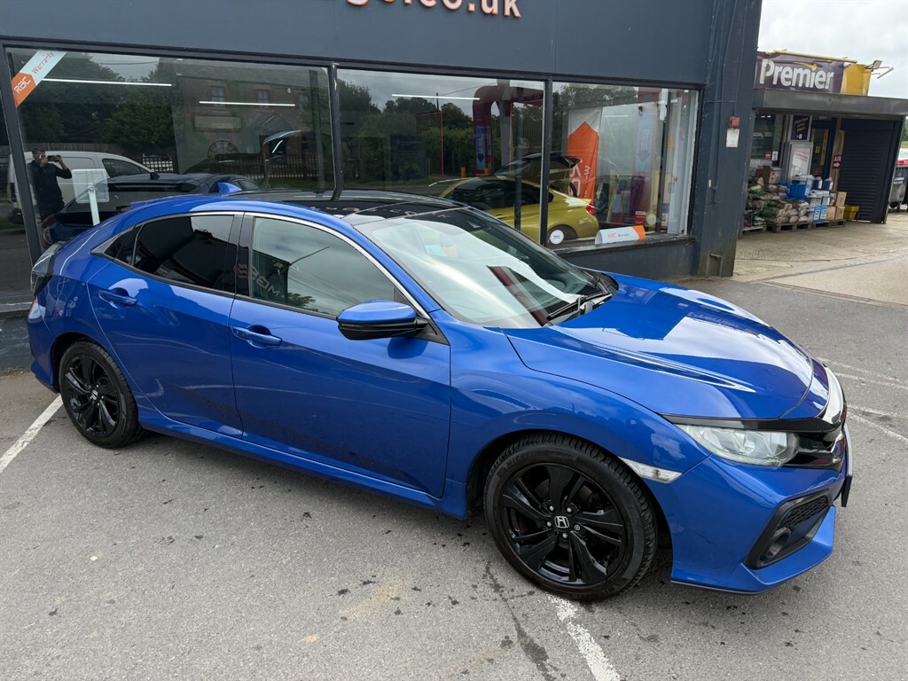 Honda Civic 1.6 I-dtec Ex Hatchback Euro 6 Blue #3