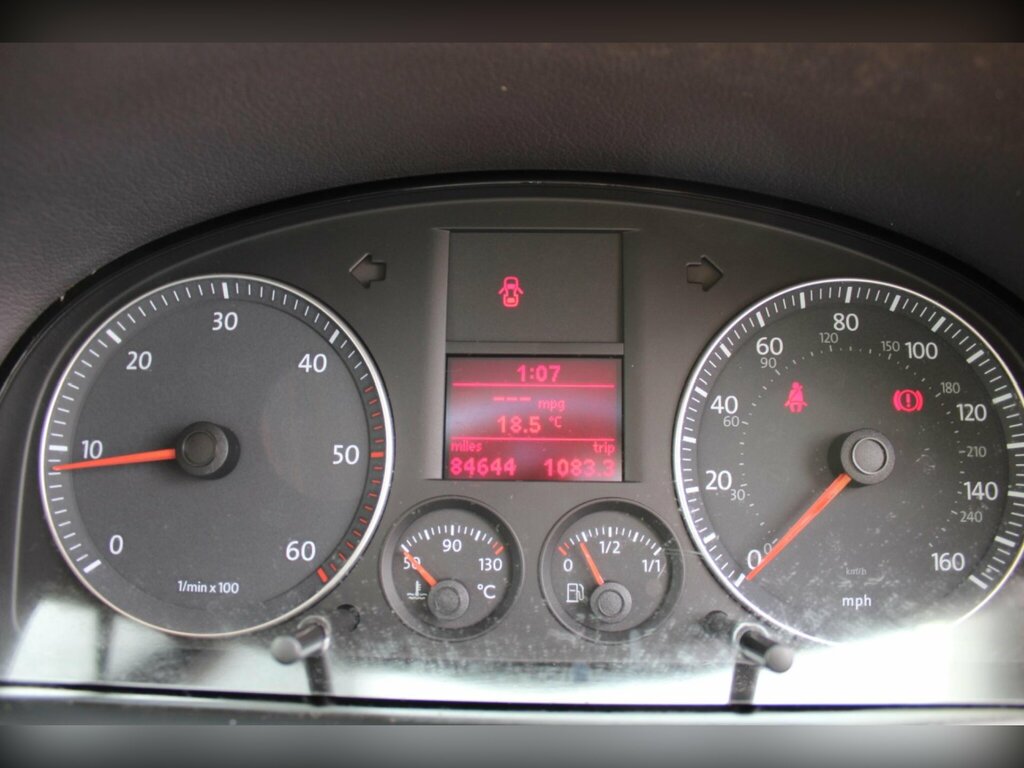 Volkswagen Touran 1.9 Tdi Se 7 Seats Black #4