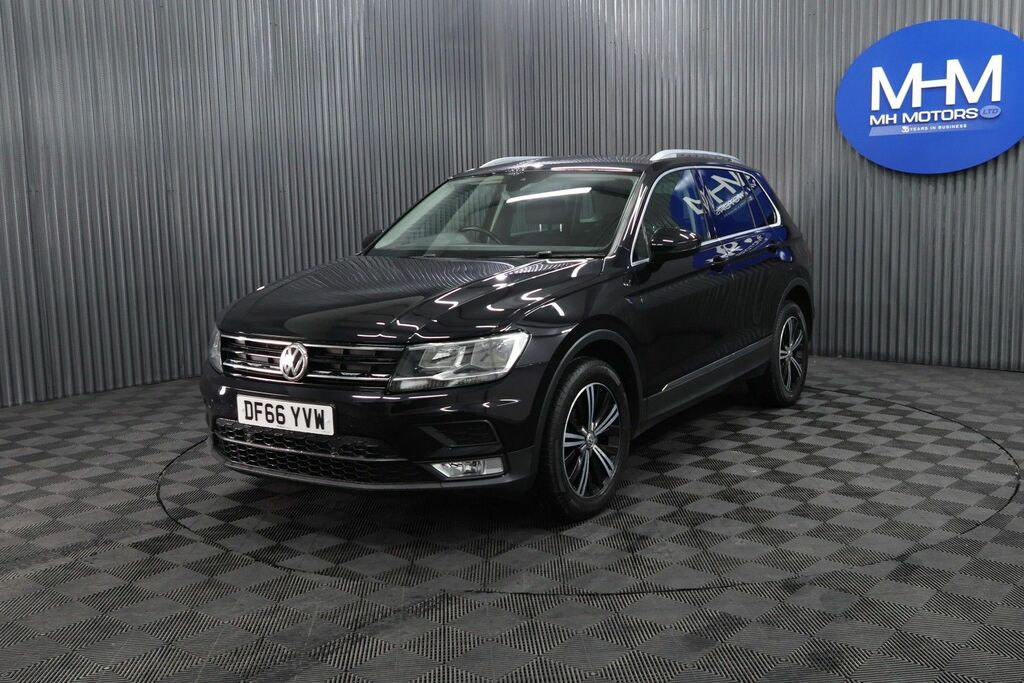 Volkswagen Tiguan Tdi Bluemotion Tech Se DF66YVW Black #3