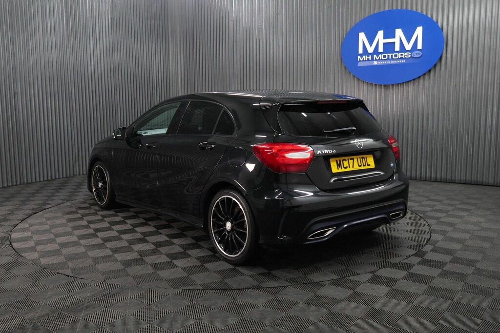 Mercedes-Benz A Class A180d Amg Line Hatchback MC17UDL Black #4