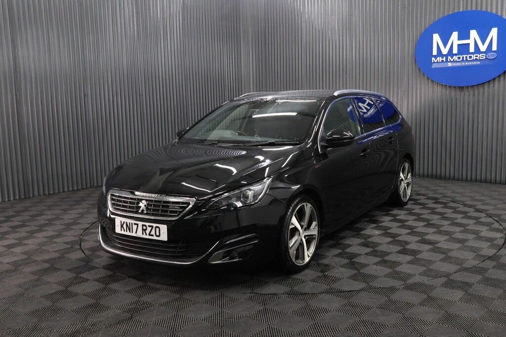 Peugeot 308 SW Bluehdi Gt Line Estate Black #3