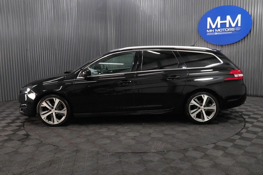 Peugeot 308 SW Bluehdi Gt Line Estate Black #4