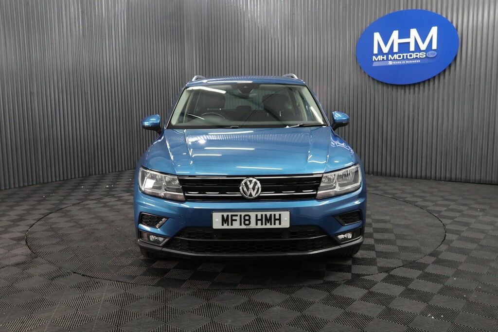 Volkswagen Tiguan Tdi Se Suv Blue #2