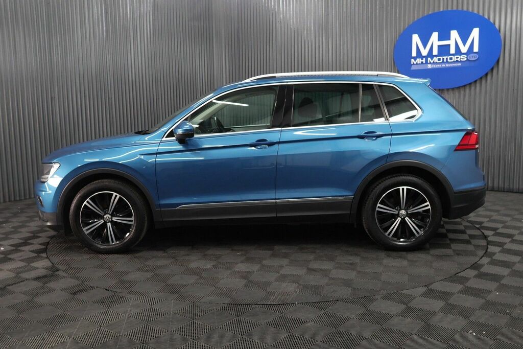 Volkswagen Tiguan Tdi Se Suv Blue #4