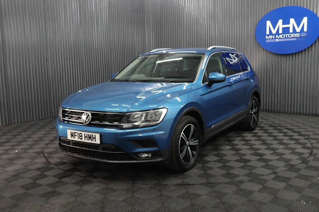 Volkswagen Tiguan Tdi Se Suv Blue #3
