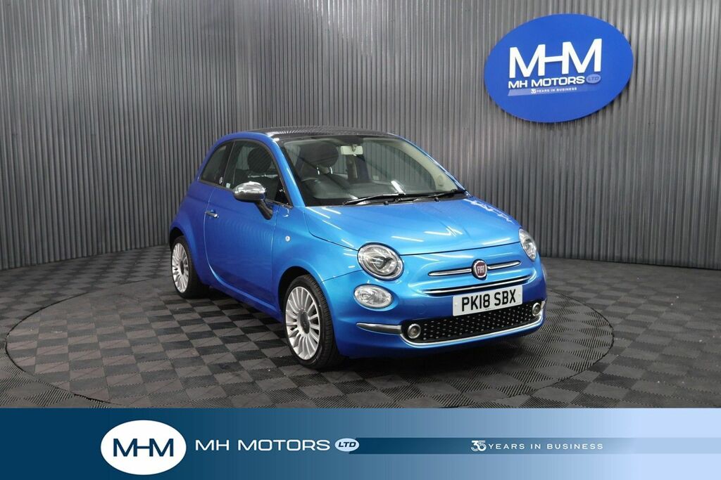 Fiat 500 Mirror Hatchback Blue